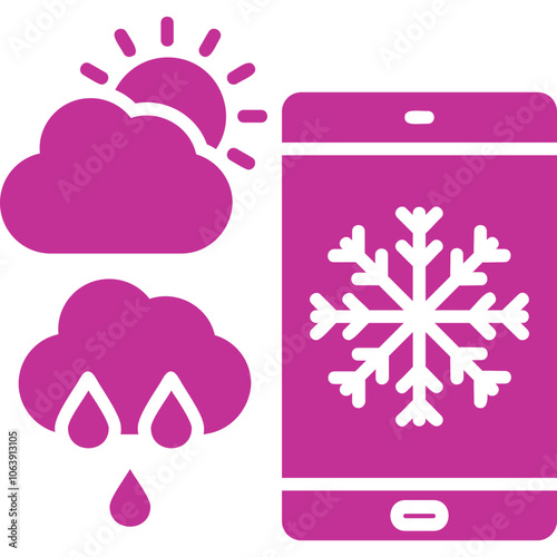 Forecast Vector Icon Design