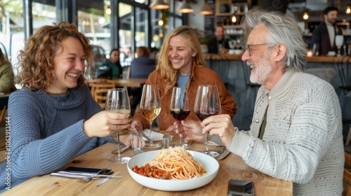 Spaghetti Bolognese topped with grated cheese, Pasta photography