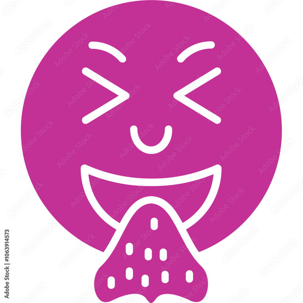 Vomit Vector Icon Design