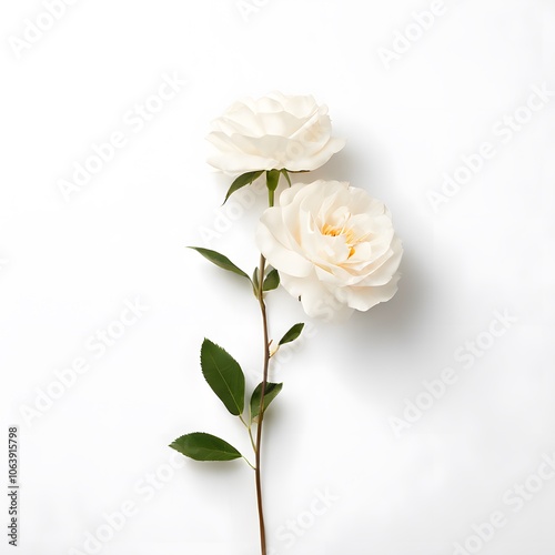 Flower concept design idea isolated on a white background