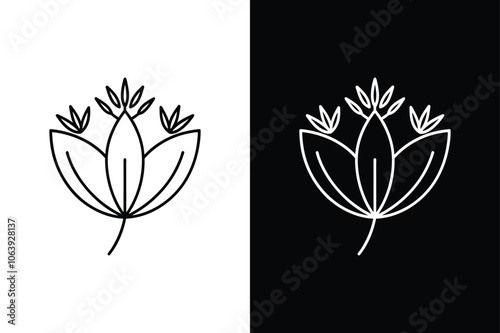 Caraway vegetable fennel seed icon on White Background Vector Art Illustration on white background.	