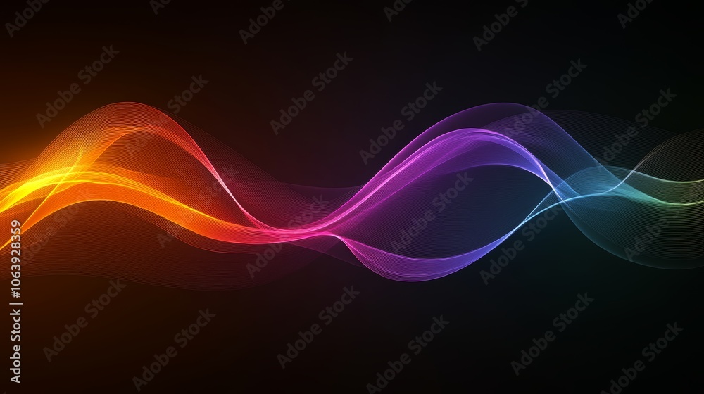 Fototapeta premium Stylish Christmas abstract background with color bursts and festive bokeh lights