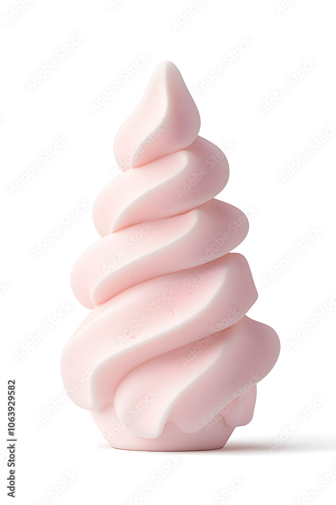 Marshmallow candy on stick isolated on white background Marshmallow candy on stick isolated on white background