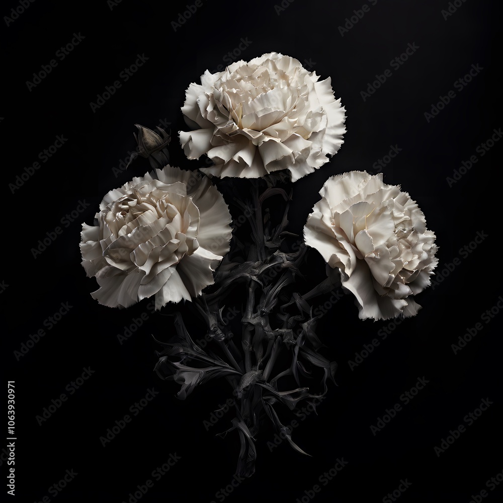 Flower concept design idea isolated on a white background Flower concept design idea isolated on a white background