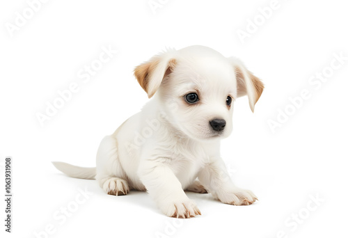 jack russell terrier puppy isolated on white