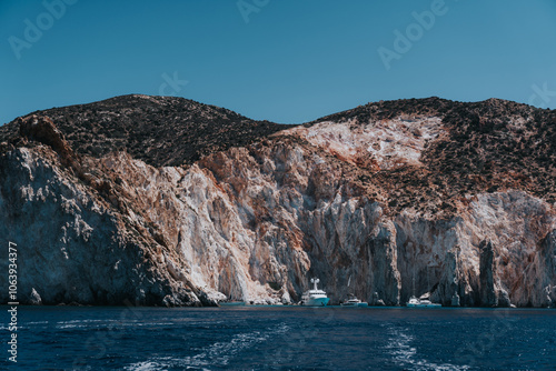 cliffs on coast