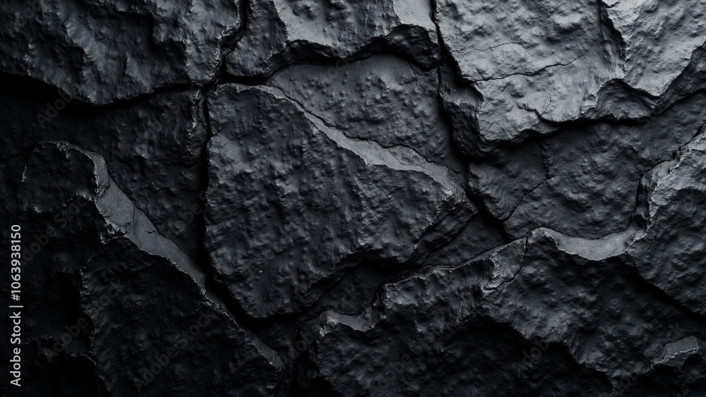 Striking Black Rock Texture: Versatile Backdrop for Luxury Branding, Web Design, and Product Packaging Striking Black Rock Texture: Versatile Backdrop for Luxury Branding, Web Design, and Product Packaging