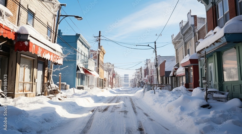 Obraz premium winter view with trees and snow, winter scene in winter, snowly road, snow in outdoor, winter seasone