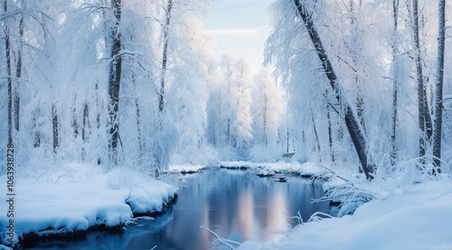 winter view with trees and snow, winter scene in winter, snowly road, snow in outdoor, winter seasone