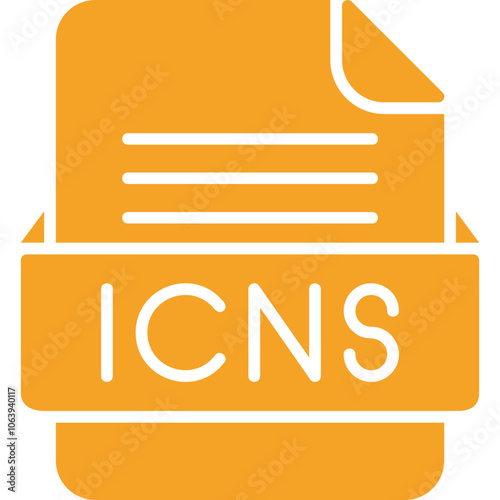 ICNS File Format Vector Icon Design