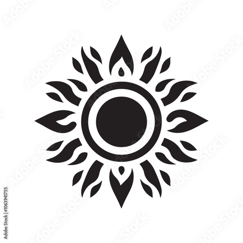 Download Sunshine Silhouette Vector Illustrations for Summer Projects