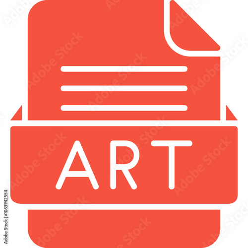 ART File Format Vector Icon Design