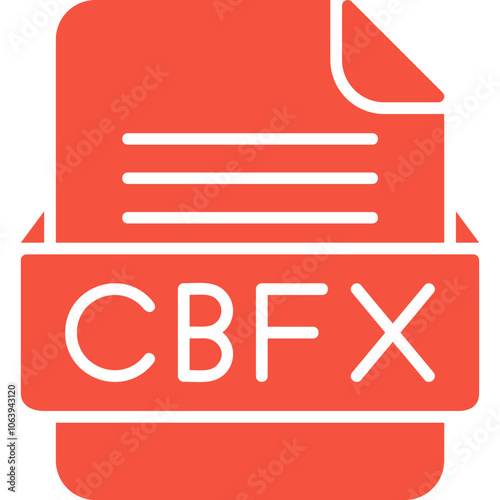 CBFX File Format Vector Icon Design