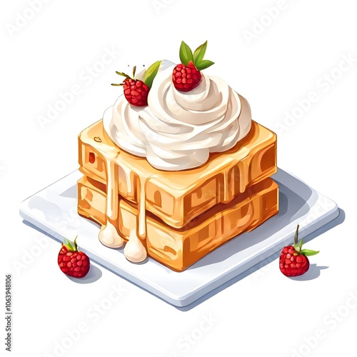 kitchen object design food concept on a white background