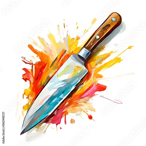 kitchen object design food concept on a white background