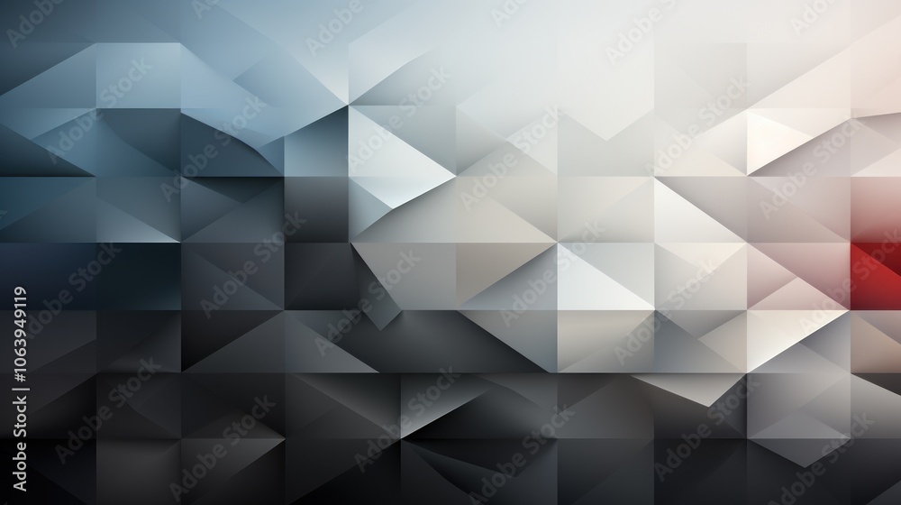 Abstract geometric pattern with varying shades and shapes, creating a modern visual effect. Abstract geometric pattern with varying shades and shapes, creating a modern visual effect.