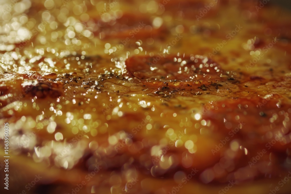 Close up of a pizza Close up of a pizza