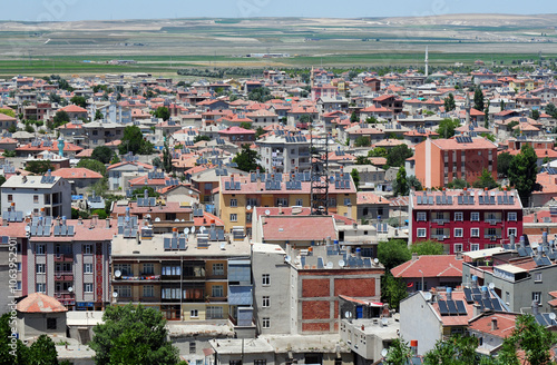 Cuadro en lienzo A view from Karapinar Town in Konya, Turkey