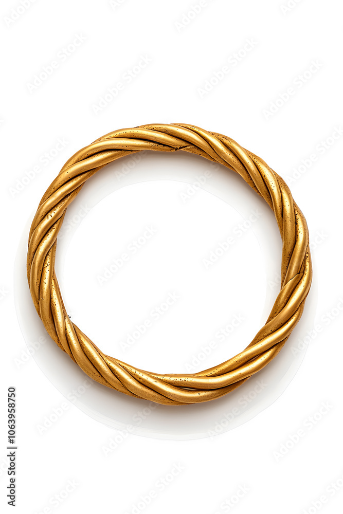 Golden ring isolated on white background Golden ring isolated on white background