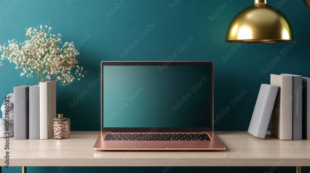 The Elegant Laptop on Desk