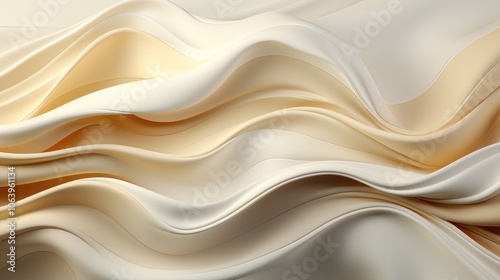 Soft, flowing fabric in warm tones creates a serene, abstract texture.