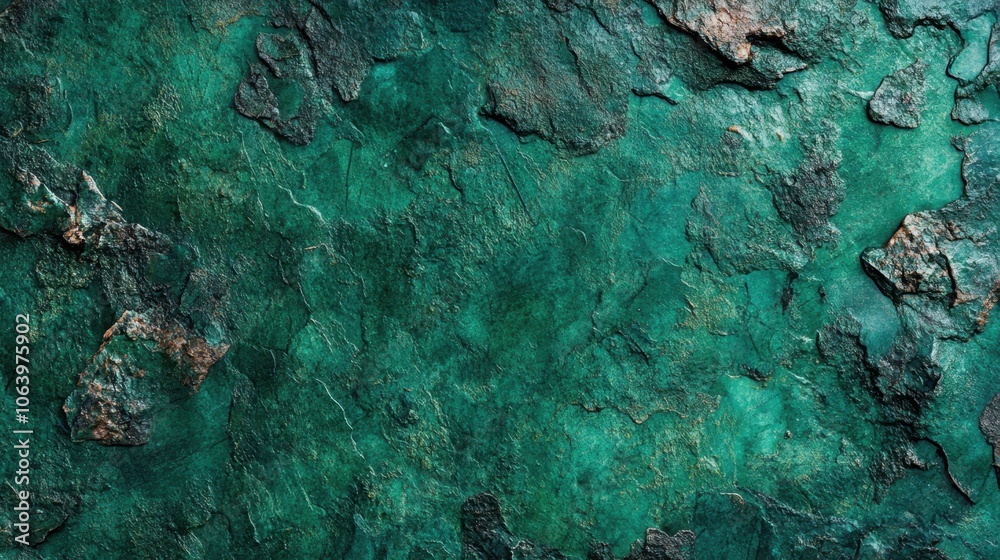 The Vibrant Green Textured Surface