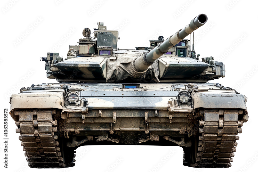 Rusty Abandoned Military Tank on Transparent Background Rusty Abandoned Military Tank on Transparent Background