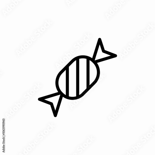 candy bonbon icon sign vector