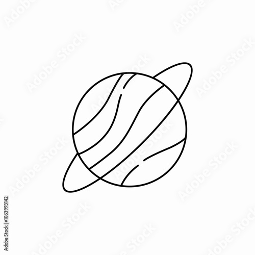 venus planet icon sign vector