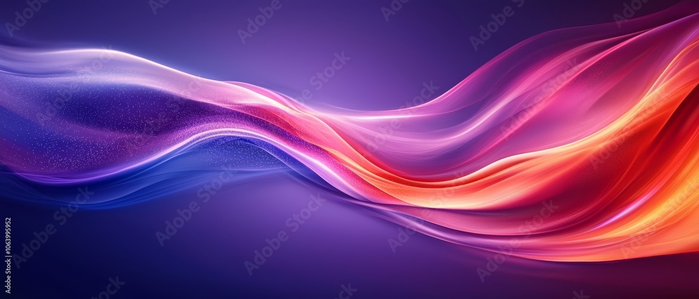 Fototapeta premium A colorful abstract background with wavy lines