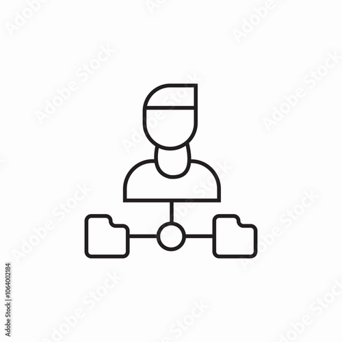 user local fodlers icon sign vector