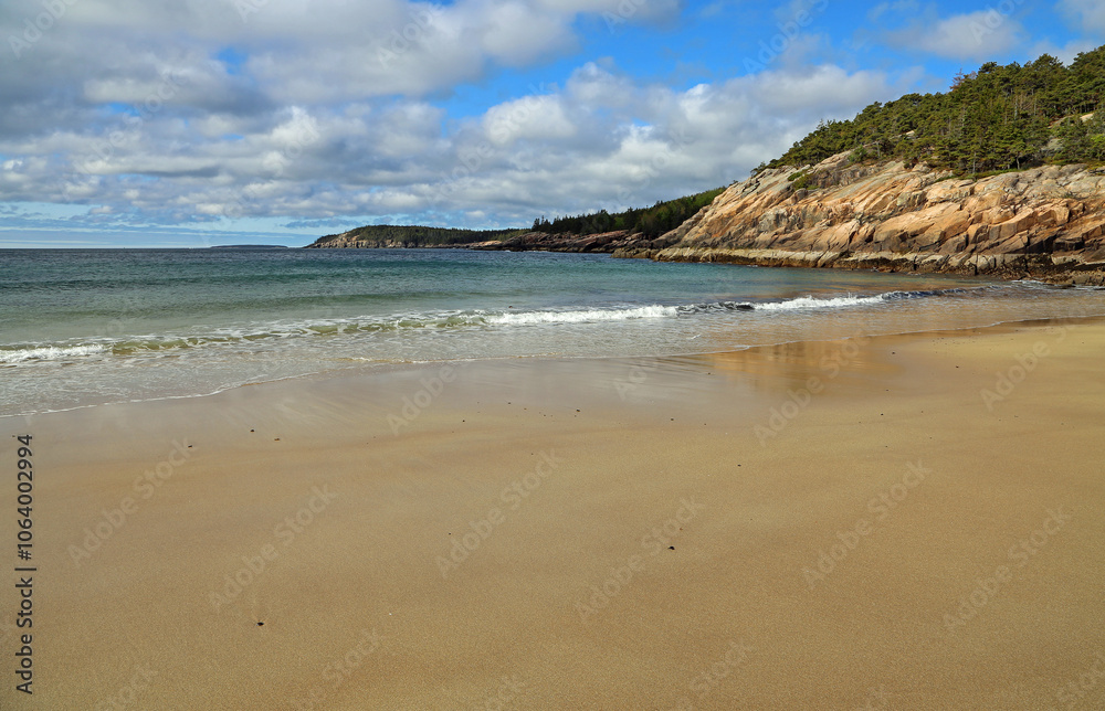 Sand beach - Acadia National Park, Maine Sand beach - Acadia National Park, Maine