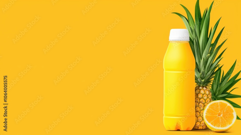 Refreshing Tropical Sports Drink for Summer Vibes Refreshing Tropical Sports Drink for Summer Vibes
