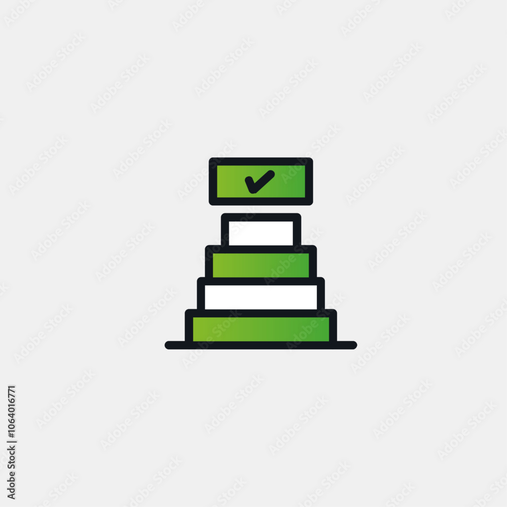 Number one icon flat vector design Number one icon flat vector design