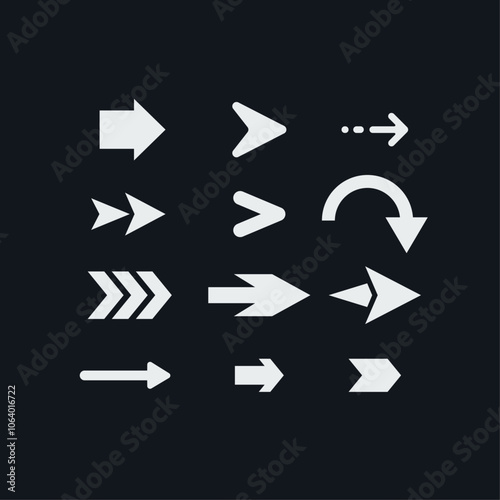 Arrow icon flat vector design