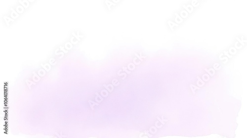 Delicate watercolor painting of a light purple triangle, abstract design, floral pattern