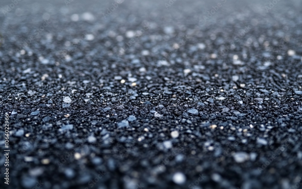Close-up of asphalt surface showing texture and aggregate materials. Close-up of asphalt surface showing texture and aggregate materials.