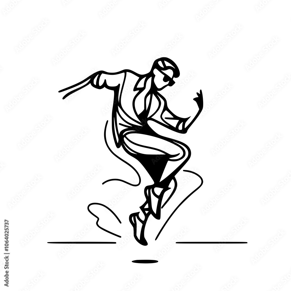 Black and White Vector Silhouettes of Dancers in Aesthetic and Dynamic Poses – Minimalist Art for Motion and Expression Black and White Vector Silhouettes of Dancers in Aesthetic and Dynamic Poses – Minimalist Art for Motion and Expression