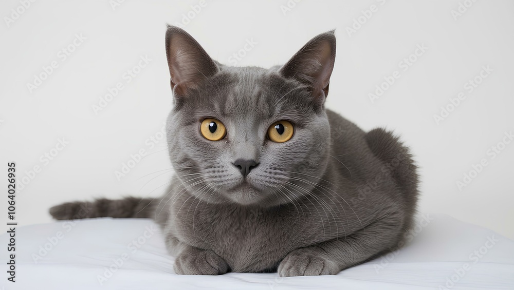 portrait of a cat. Generative AI portrait of a cat. Generative AI