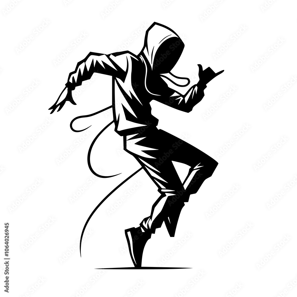 Black and White Vector Silhouettes of Dancers in Aesthetic and Dynamic Poses – Minimalist Art for Motion and Expression Black and White Vector Silhouettes of Dancers in Aesthetic and Dynamic Poses – Minimalist Art for Motion and Expression