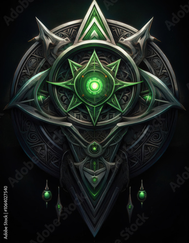 Green Fantasy Design Symbol