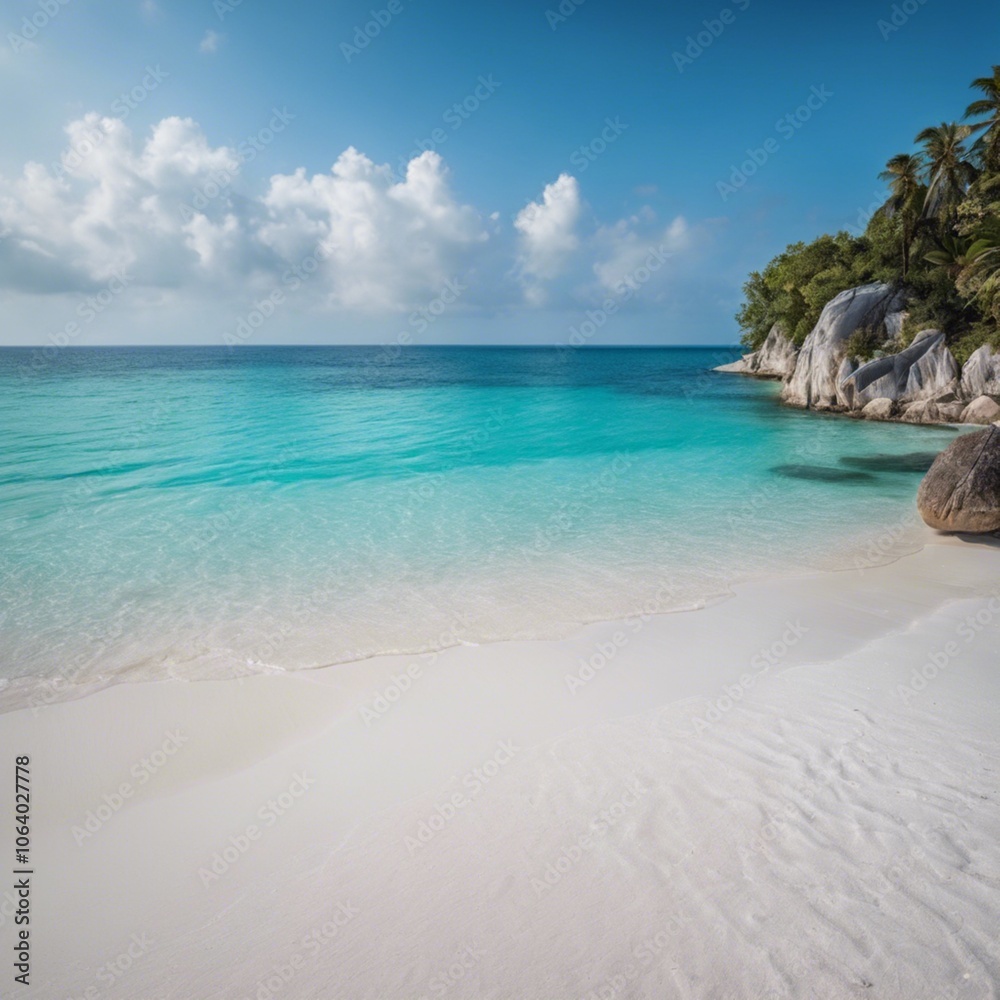 The sun, sand, and sea: paradise on earth. The sun, sand, and sea: paradise on earth.