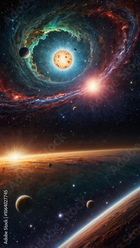 Space Scene Wallpaper 