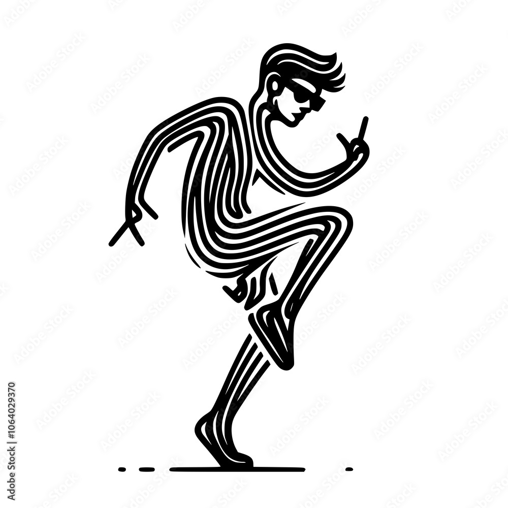 Black and White Vector Silhouettes of Dancers in Aesthetic and Dynamic Poses – Minimalist Art for Motion and Expression Black and White Vector Silhouettes of Dancers in Aesthetic and Dynamic Poses – Minimalist Art for Motion and Expression