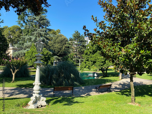 A view from Ihlamur Pavilion in Istanbul, Turkey photo