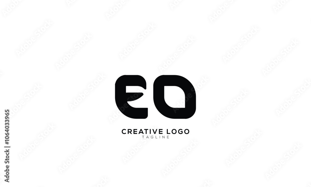 EO Abstract initial monogram letter alphabet logo design EO Abstract initial monogram letter alphabet logo design