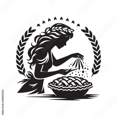 Tasty Pies Silhouette Vectors for Bakery and Dessert Designs