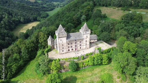 Wallpaper Mural drone video Messilhac castle France europe Torontodigital.ca