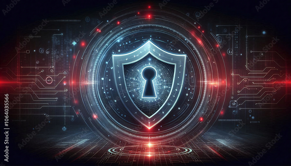 Fototapeta premium Shielded Security and Circuit Board