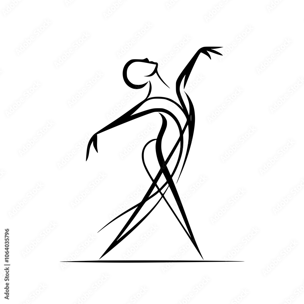 Black and White Vector Silhouettes of Dancers in Aesthetic and Dynamic Poses – Minimalist Art for Motion and Expression Black and White Vector Silhouettes of Dancers in Aesthetic and Dynamic Poses – Minimalist Art for Motion and Expression